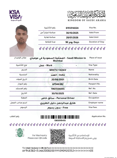 صورة جواز السفر