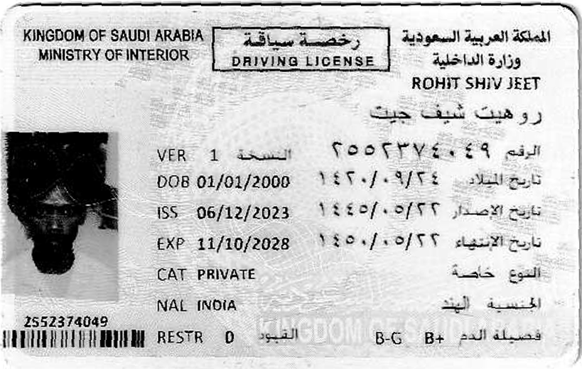 صورة جواز السفر